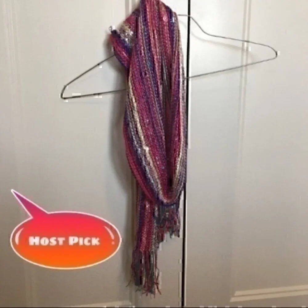 Girls Justice sequin scarf